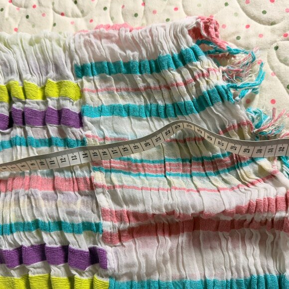 American Eagle | Casual Scarf | Cream/Bright Colours | US OS - Picture 6 of 6